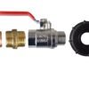 Ibc 2” s60x6 cap with lever valve and brass compression – heavy duty pipe & hose fitting uk ibc tanks fittings free shipping 37