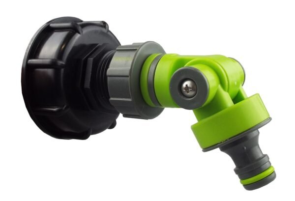 Ibc 2” s60x6 cap with adjustable tap connector lime – heavy duty pipe & hose fitting uk ibc tanks fittings free shipping 7