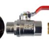 Ibc 2” s60x6 cap with bspm-f lever valve and geka type – heavy duty pipe & hose fitting uk ibc tanks fittings free shipping 33