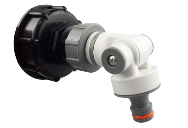 Ibc 2″ s60x6 cap with adjustable tap connector wl – heavy duty pipe & hose fitting uk ibc tanks fittings free shipping 5