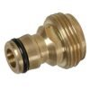 Tap connector snap-on male – 3/4″ bspm brass – outdoor tap connector uk garden hose fitting kitchen tap connectors free shipping 1