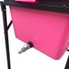 Pink Dog Bath with Drain Valve (WL) and Stand
