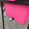 Pink Dog Bath with Drain Valve (WL) and Stand