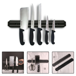 Magnetic Knife Holder 20cm Stainless Steel Wall Mount Kitchen Description Keep knives neatly organized, within easy reach, and safely stored with the Magnetic Knife Holder. The 20 cm stainless steel strip mounts to a wall, freeing counter space and adding a sleek, functional touch to any kitchen, workshop, or craft area. Durable construction and a strong magnetic strip hold blades securely in place. – 20 cm length fits most kitchen knives – Durable stainless steel with rust-resistant finish – Strong magnetic hold keeps blades secure – Wall-mounted design frees counter space – Easy to wipe clean and maintain – Ideal for home kitchens, workshops, and hobby spaces Home & Garden Free Shipping