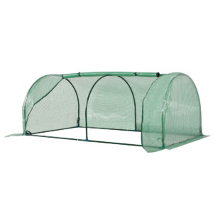 Greenhouse Tunnel 200x100x80cm Steel Frame Garden Outdoor Description: Create a protected growing space for your plants with this compact tunnel greenhouse. Ideal for home gardens, balconies, and patios, it helps extend the growing season and shield seedlings from wind and cool weather. Key features – Dimensions: 200 x 100 x 80 cm (L x W x H) for a comfortable growing area – Sturdy steel frame provides durable, stable support for outdoor use – Weather-friendly cover helps protect plants while letting light through – Quick to assemble with included fittings; easy to dismantle for storage – Versatile use: seed starting, transplanting, and temporary plant protection Benefits – Improves growing conditions for herbs, vegetables, and flowers – Lightweight and portable for seasonal use or relocation – Suitable for small to medium garden spaces, patios, or balconies Greenhouses & Cold Frames Free Shipping