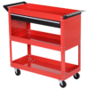 Tool Trolley Cart – 3-Tier Rolling Cabinet with Lockable Casters DIY Tools Free Shipping 21