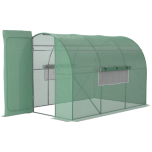 Walk-in Polytunnel Greenhouse 3x2m - Reinforced Steel Frame