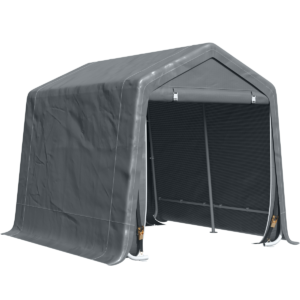 Storage Tent Outdoor with Heavy-Duty Metal Frame 2.8×2.4×2.4m Storage & Organisation Free Shipping