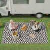 Outdoor Rug Reversible 152×243 cm Portable for RV Camping Lifestyle & Decor Free Shipping 21