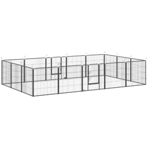 Puppy Play Pen 16 Panels Heavy-Duty 80cm H for Small & Med Dogs Dogs Free Shipping