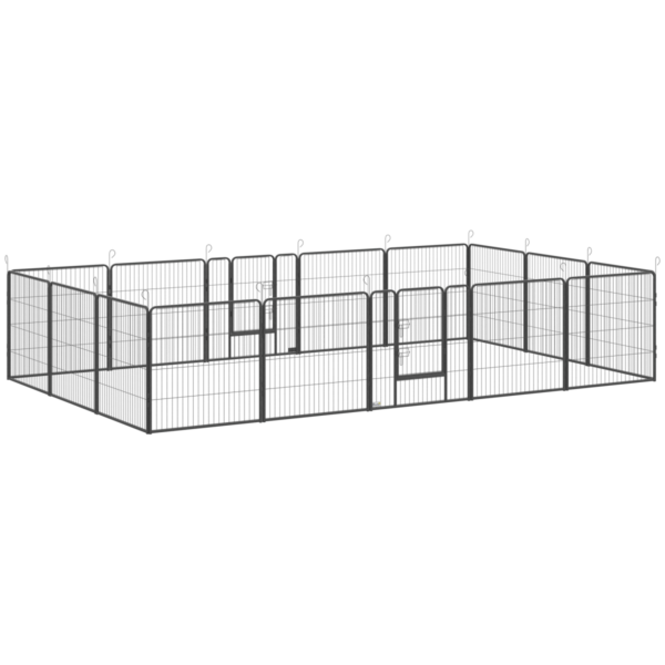 Puppy Play Pen 16 Panels Heavy-Duty 80cm H for Small & Med Dogs Dogs Free Shipping 5
