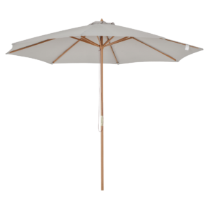 Patio Umbrella Bamboo Round Market Sun Parasol 10×8.2’H Lifestyle & Decor Free Shipping