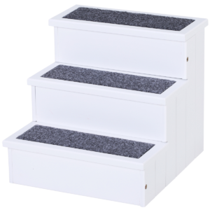Dog Steps with Storage – Wooden Pet Stairs for Elderly Homes Horse & Petcare Free Shipping