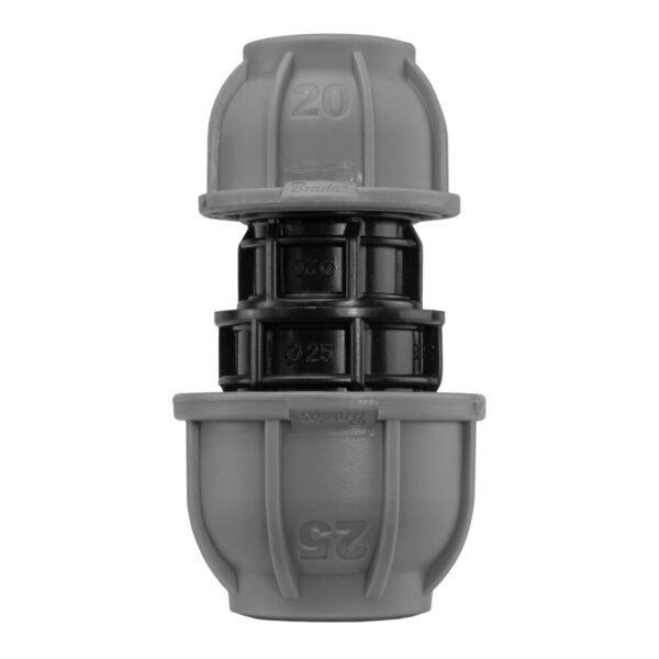 Mdpe straight joiner reducing 25mm – 20mm – heavy duty pipe & hose fitting uk mdpe fittings free shipping 2