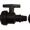 Ibc 2″ s60x6 cap with large plastic valve and male quick – heavy duty pipe & hose fitting uk ibc tanks fittings free shipping 15