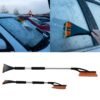 Telescopic snow brush + ice scraper orange – telescopic car ice scraper snow brush uk ice scrapers free shipping 1