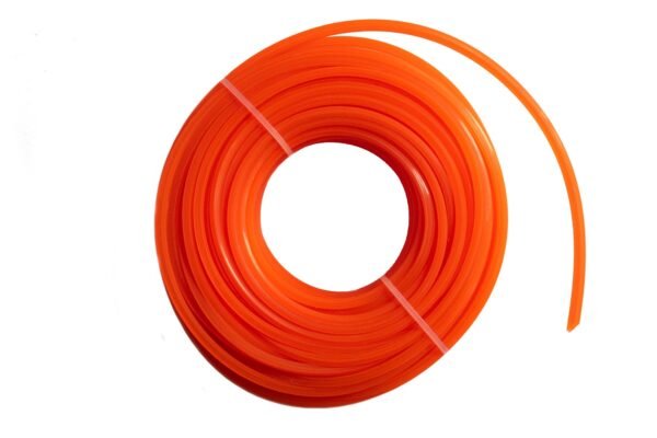Strimmer line orange square 2. 4mm x 15m – universal nylon strimmer line uk strimmer line free shipping 2