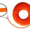 Strimmer line orange square 2. 4mm x 15m – universal nylon strimmer line uk strimmer line free shipping 4