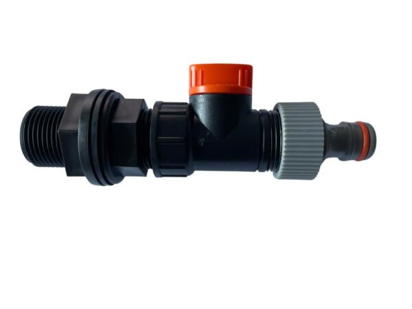 Water butt kit 3/4 inch with valve and male snap on kits free shipping 23