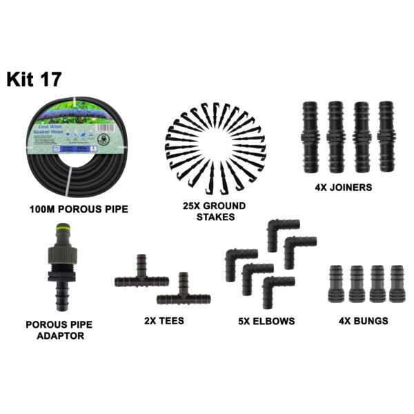 Porous Pipe Kit, POROUS-KIT17