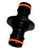 Two Way Connector Male Snap-On Joiner, Orange/Black, Bradas Brass Connectors Free Shipping 15