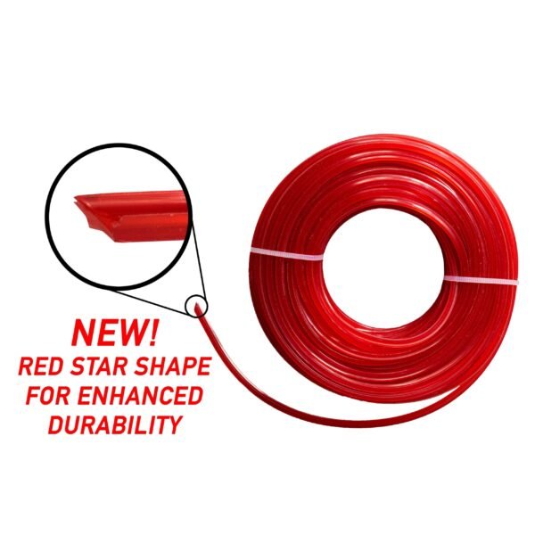 Strimmer line red star 3mm x 15m – universal nylon strimmer line uk strimmer line free shipping 2