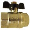 Brass nickel-plated butterfly valve 1″ bspf – quarter turn butterfly valve uk full flow valves free shipping 21