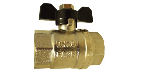 Brass nickel-plated butterfly valve 1″ bspf – quarter turn butterfly valve uk full flow valves free shipping 11