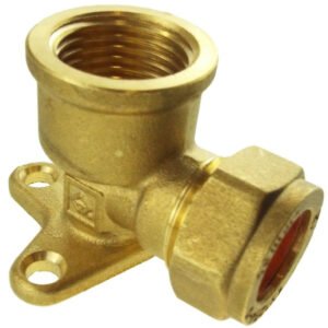 Wall Mount Copper Pipe 15mm 1/2″BSPF Brass Connectors Free Shipping