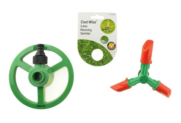 Cost Wise 3-Arm Revolving Sprinkler Home & Garden Free Shipping 11