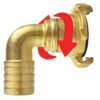 Claw brass – swivel elbow 1″ hose – solid brass elbow pipe fitting uk brass connectors free shipping 3