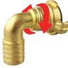 Claw brass – swivel elbow 1″ hose – solid brass elbow pipe fitting uk brass connectors free shipping 4