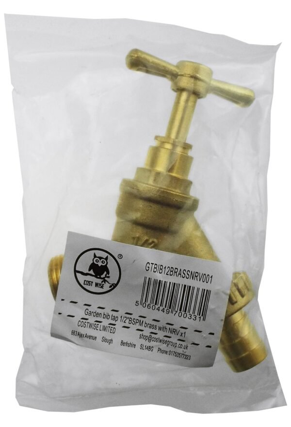 Garden Bib Tap Brass 1/2″ BSPM Inlet Home & Garden Free Shipping 9