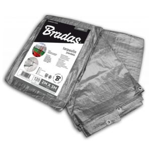 Silver 2m x 3m Waterproof Tarpaulin 100gsm – Heavy Duty M-Grade Cover for Garden, Camping & Construction New Arrivals Free Shipping