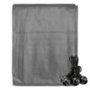 Grey l-grade tarpaulin with bungee balls (black) tarpaulin accessories free shipping