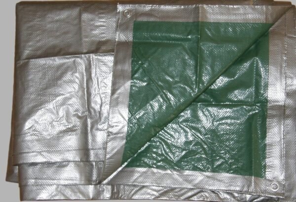 Silver 2m x 3m waterproof tarpaulin 100gsm – heavy duty m-grade cover for garden, camping & construction new arrivals free shipping 7