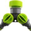 Double tap connector with valves lime – outdoor tap connector uk garden hose fitting garden hose connection set free shipping 13