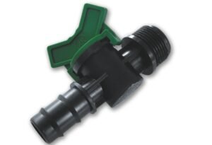 In Line Valve for 1/2″ Irrigation Pipe with 3/4″ BSPM Thread Fittings Free Shipping