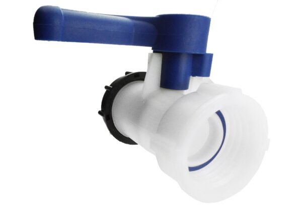 IBC 2" S60X6 Thread Valve with Solid Cap