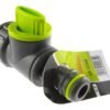 Tap adapter with valve ¾ inch bspf – snap-on connector, lime – heavy duty outdoor garden tap uk garden hose connection set free shipping 27
