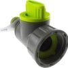 Tap adapter with valve ¾ inch bspf – snap-on connector, lime – heavy duty outdoor garden tap uk garden hose connection set free shipping 29