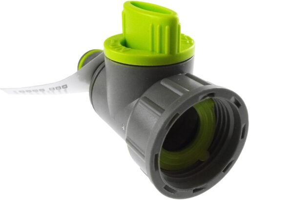 Tap adapter with valve ¾ inch bspf – snap-on connector, lime – heavy duty outdoor garden tap uk garden hose connection set free shipping 15