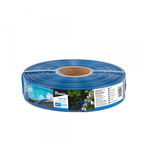 Lay flat 1 inch aqua hose with clip 20m – garden hose fitting & accessory uk garden hose pipe free shipping 5