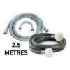 Replacement Washing Machine Pipe Set 2.5m Hose Free Shipping 13