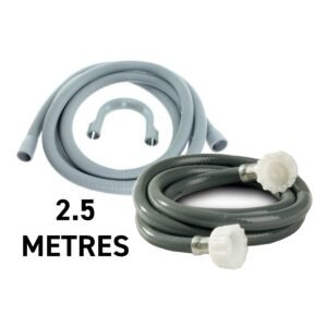 Replacement Washing Machine Pipe Set 2.5m Hose Free Shipping