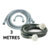 Replacement Washing Machine Pipe Set 3m Hose Free Shipping 13