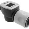 Water flow meter snap on connector – heavy duty outdoor garden tap uk garden hose connection set free shipping 35