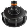 Ibc 2” s60x6 cap with male quick connector black – heavy duty pipe & hose fitting uk ibc tanks fittings free shipping 21