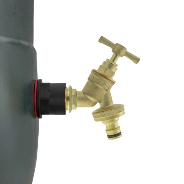 Water butts kit 1/2″ with brass tap & snap on and drill bit – rainwater harvesting kit uk water butt kits free shipping 11
