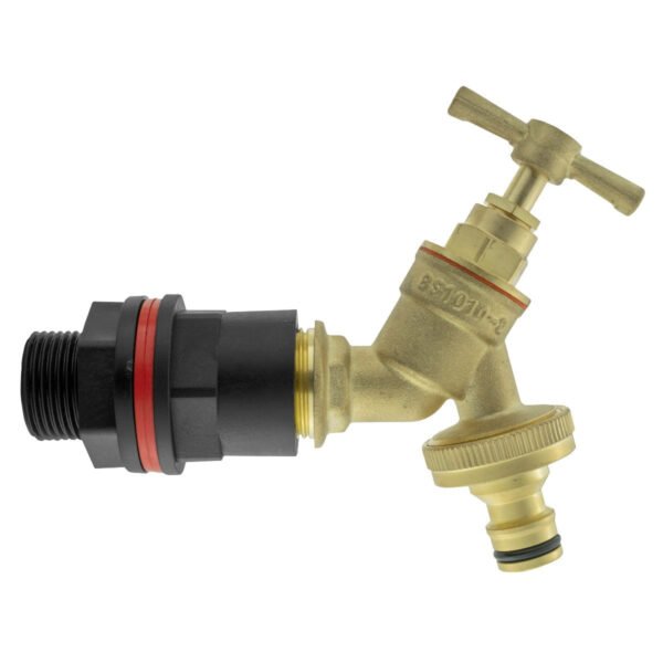 Water butts kit 1/2″ with brass tap & snap on and drill bit – rainwater harvesting kit uk water butt kits free shipping 5